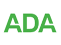 The image is a logo with the text ADA prominently displayed.